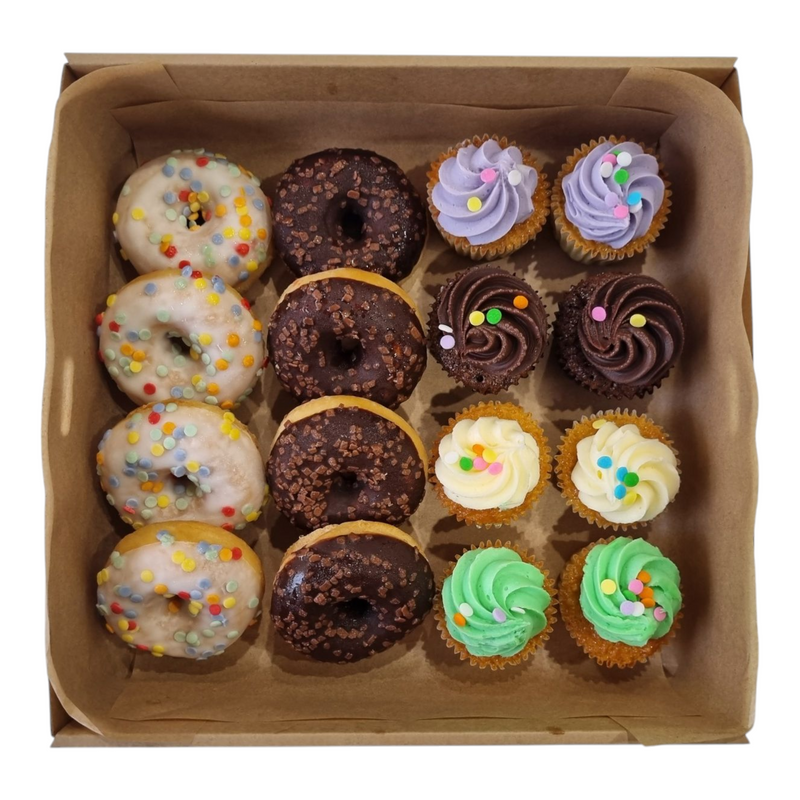 Baby Cupcakes & Mini Donuts - Box of 16