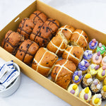 Easter Special - Hot Cross Buns & Mini Cupcakes Mixed Box
