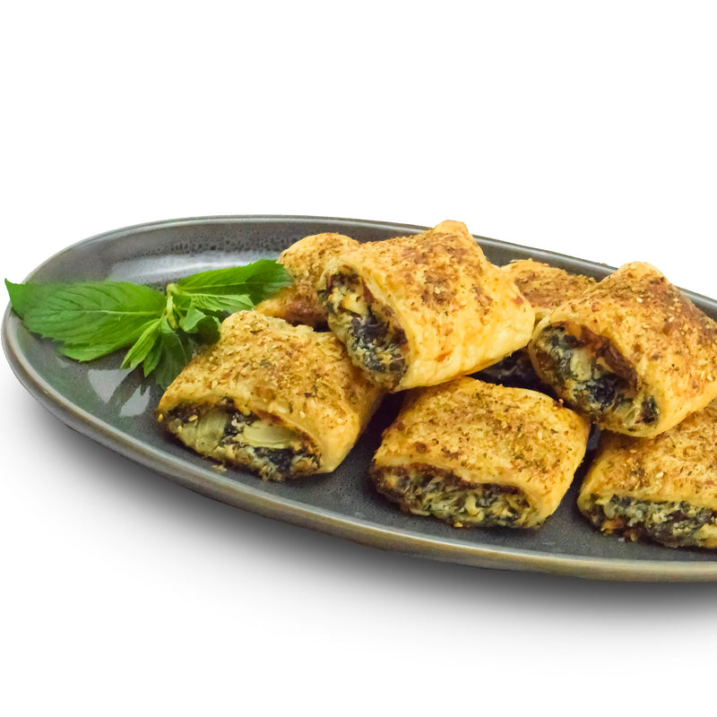 Middle Eastern Za'atar Spinach and Fetta Puffs